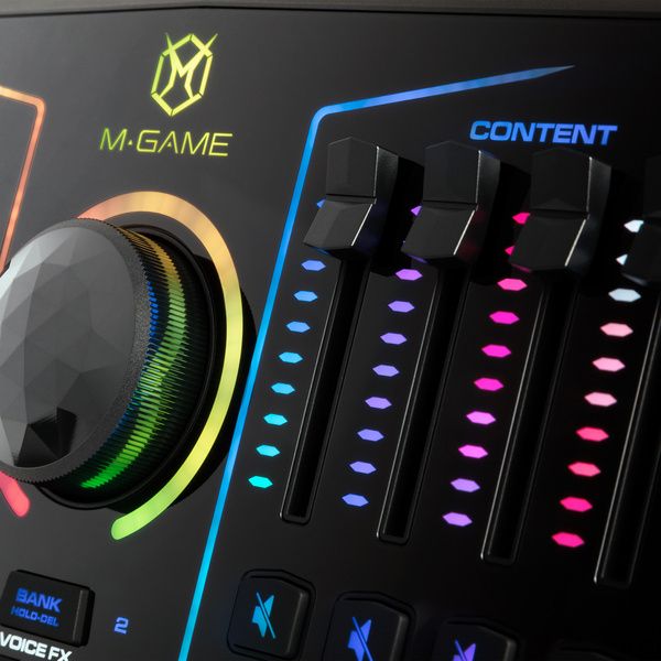 M-Game Dual RGB Interfaz de Audio Gamer/Stream