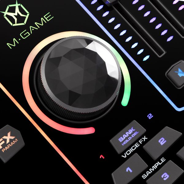 M-Game Dual RGB Interfaz de Audio Gamer/Stream