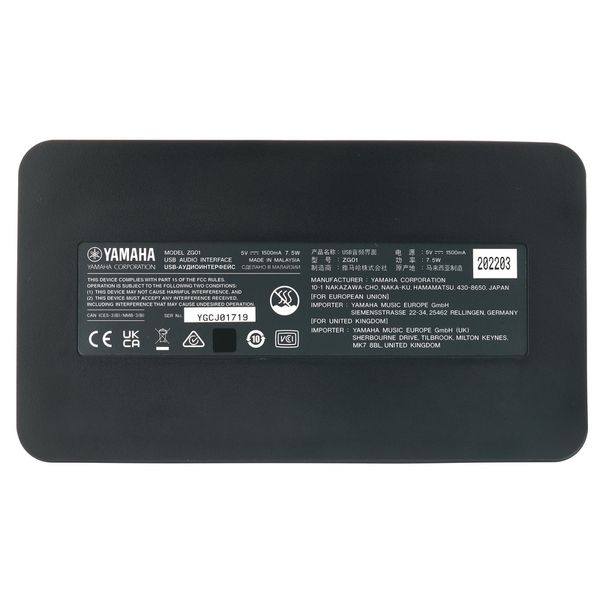 Yamaha ZG01 Mezclador de Audio para Streaming