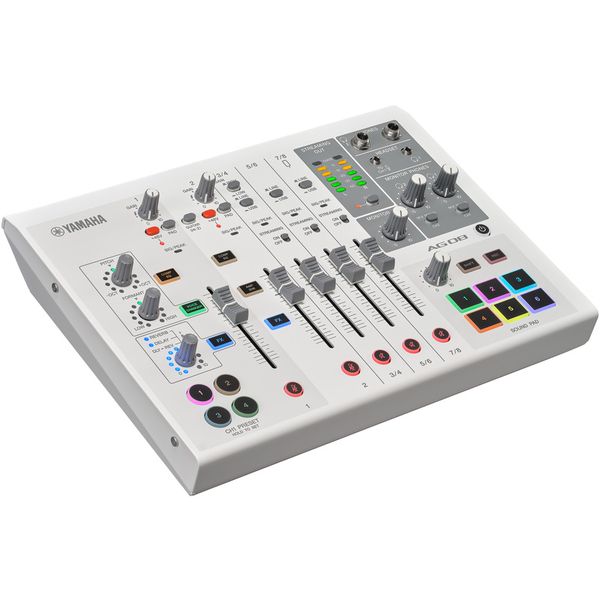 Yamaha AG08 White Mezclador de transmisión en vivo