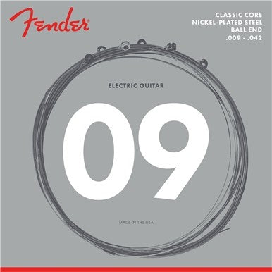 FENDER CLASSIC CORE NICKEL PLATED 9-42 BALL END