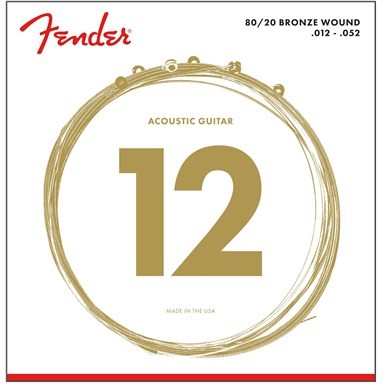 FENDER 80/20 BRONCE 12-52