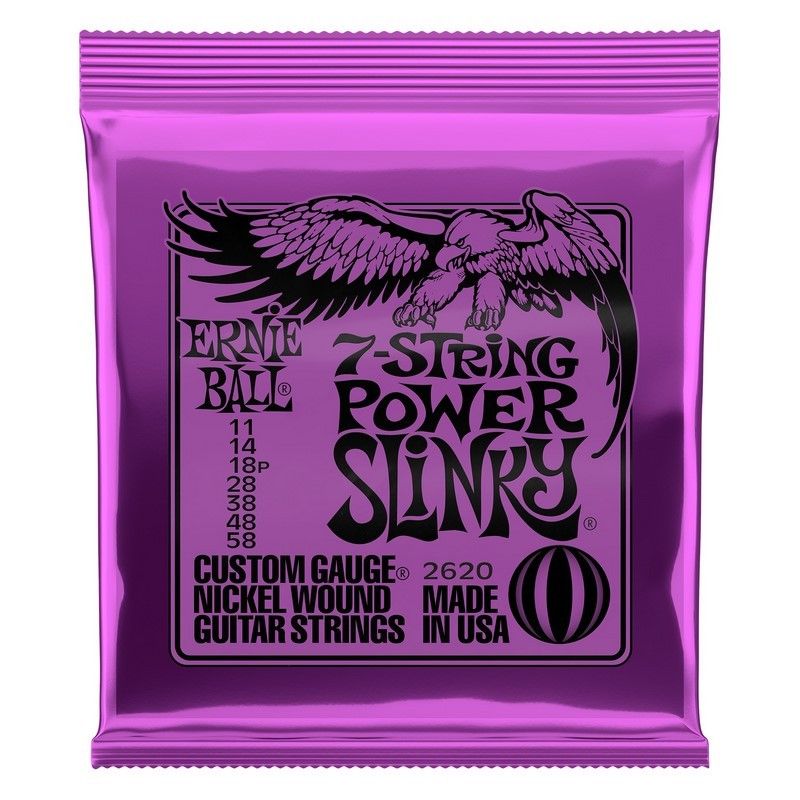 ERNIE BALL SLINKY 7ST POWER 11-58. 7 CUERDAS