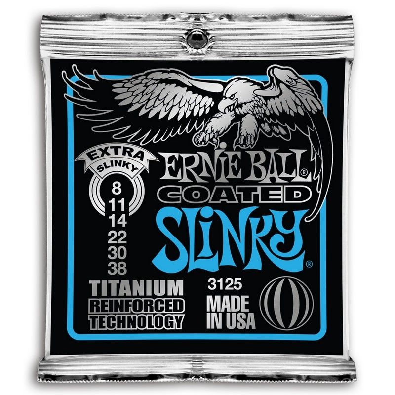 ERNIE BALL SLINKY TITANIUM EXTRA 8-38