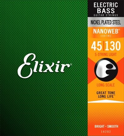 ELIXIR NANOWEB ML 45-130 5 CUERDAS