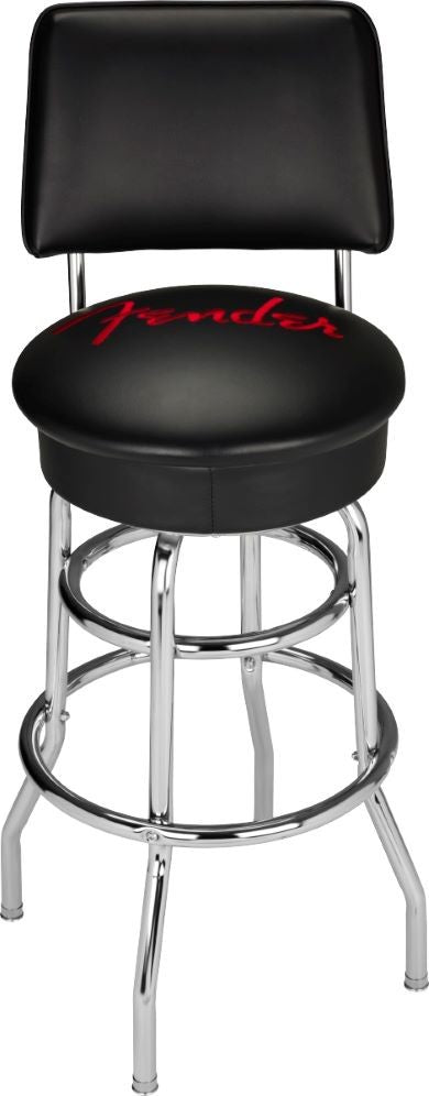 FENDER TABURETE NEGRO CON RESPALDO 24