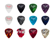 351 Dotted Celluloid Picks, 12-Pack, Medium