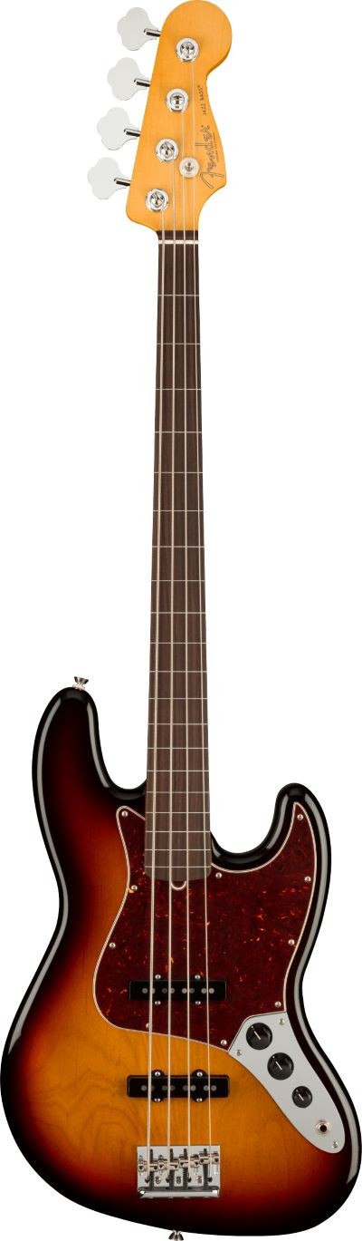 FENDER AMERICAN PRO II JAZZ BASS FRETLESS 3T SB RW