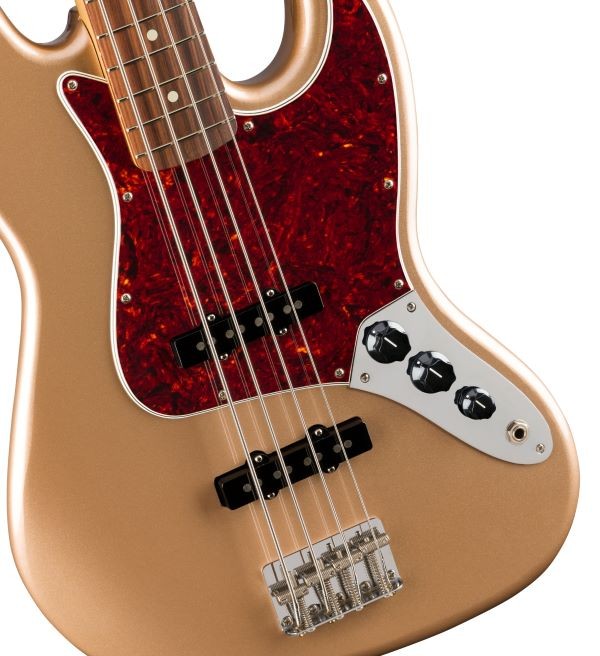FENDER VINTERA 60 JAZZ BASS FIREMIST GOLD PF