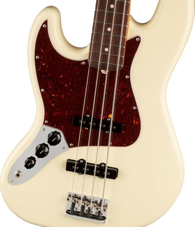 FENDER AMERICAN PRO II JAZZ BASS OW RW ZURDO