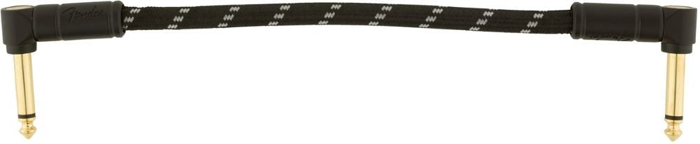 FENDER CABLE DELUXE TWEED NEGRO 15CM ACODADO