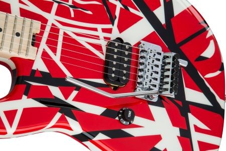 EVH STRIPED RED MP ZURDO
