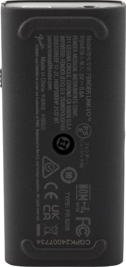 Fender® Link I/O™, US, CA, EU, AU, JP