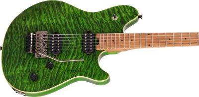 EVH WOLFGANG STD QM TRANSPARENT GREEN BMP