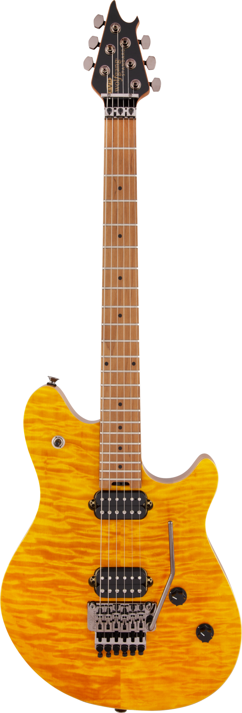 EVH WOLFGANG STD QM TRANSPARENT AMBER BMP