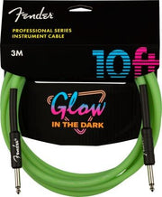 FENDER CABLE PRO GLOW IN THE DARK VERDE 3M