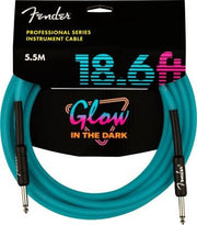 FENDER CABLE PRO GLOW IN THE DARK AZUL 5,5M