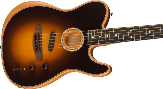 FENDER ACOUSTASONIC PLAYER TELE SHDW BST