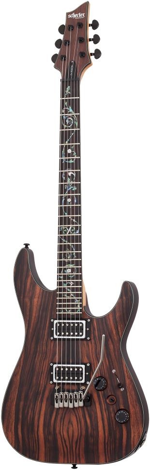 SCHECTER C-1 EXOTIC EBONY