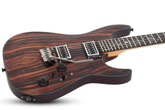 SCHECTER C-1 EXOTIC EBONY