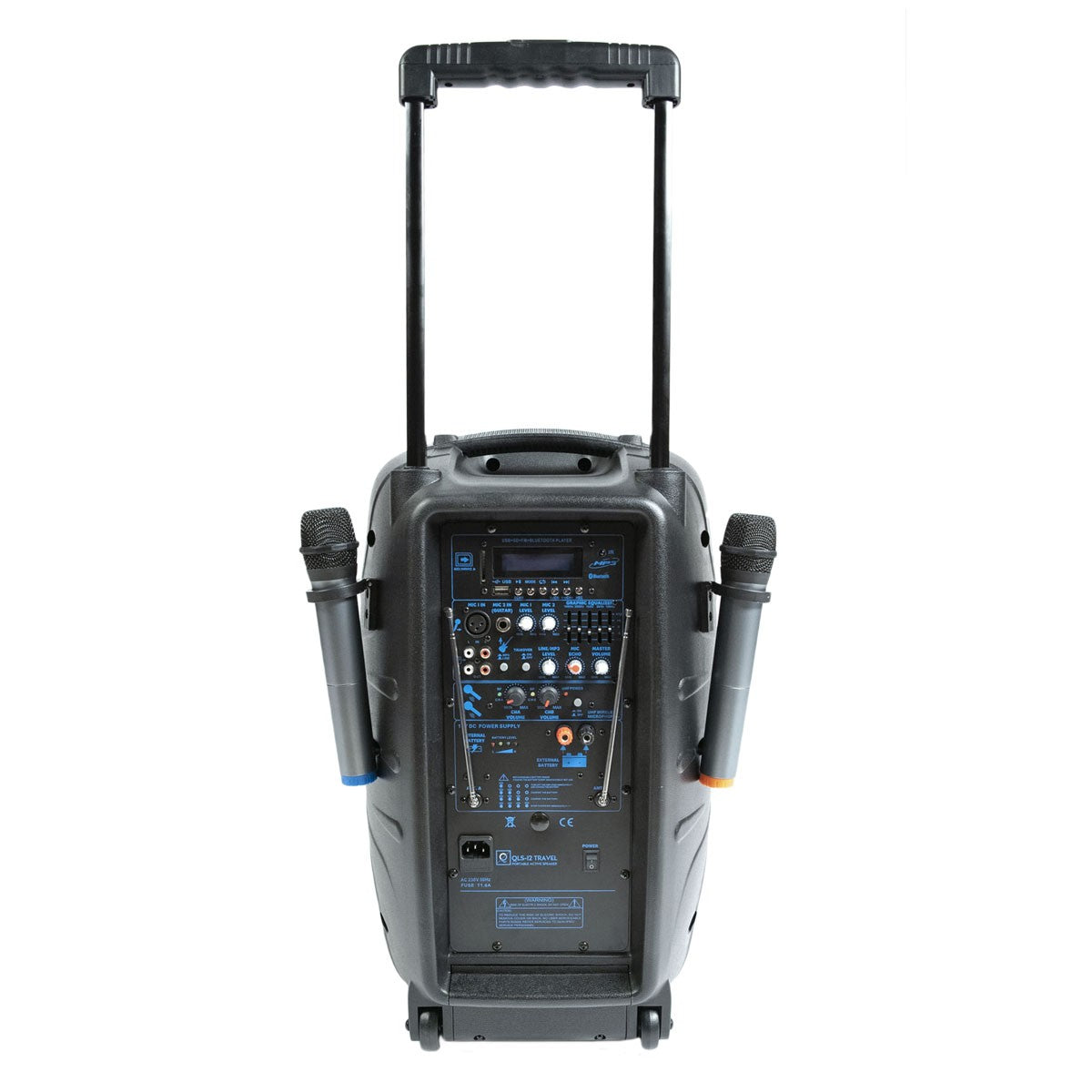 OQAN QLS-12 TRAVEL (TROLLEY + 2  WIRELESS MIC)