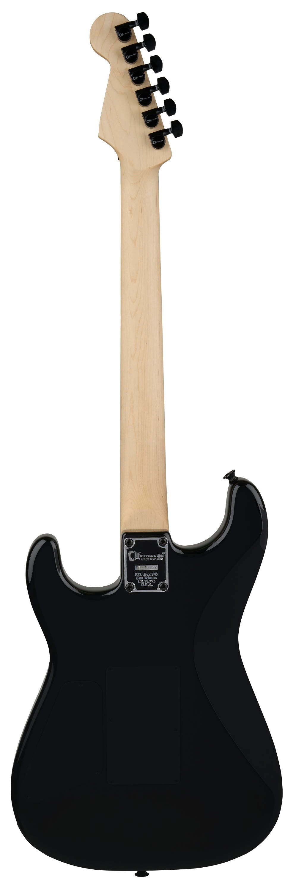 CHARVEL PRO MOD SD1 SRS HH FR MPL GLOSS BLK