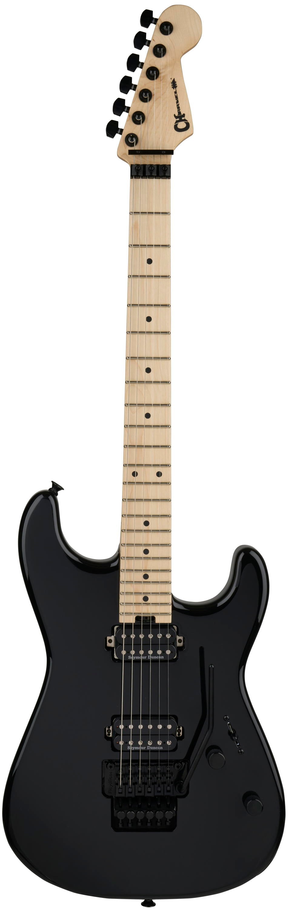 CHARVEL PRO MOD SD1 SRS HH FR MPL GLOSS BLK