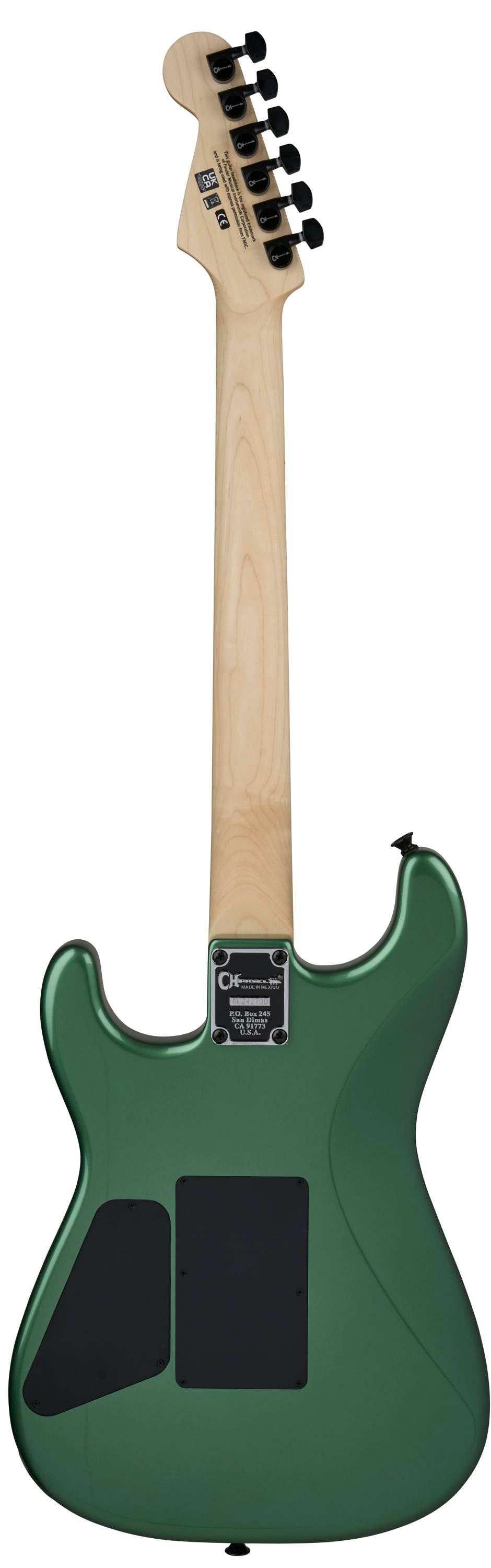 CHARVEL PRO MOD SD1 SRS HH FR MPL PELHAM GREEN