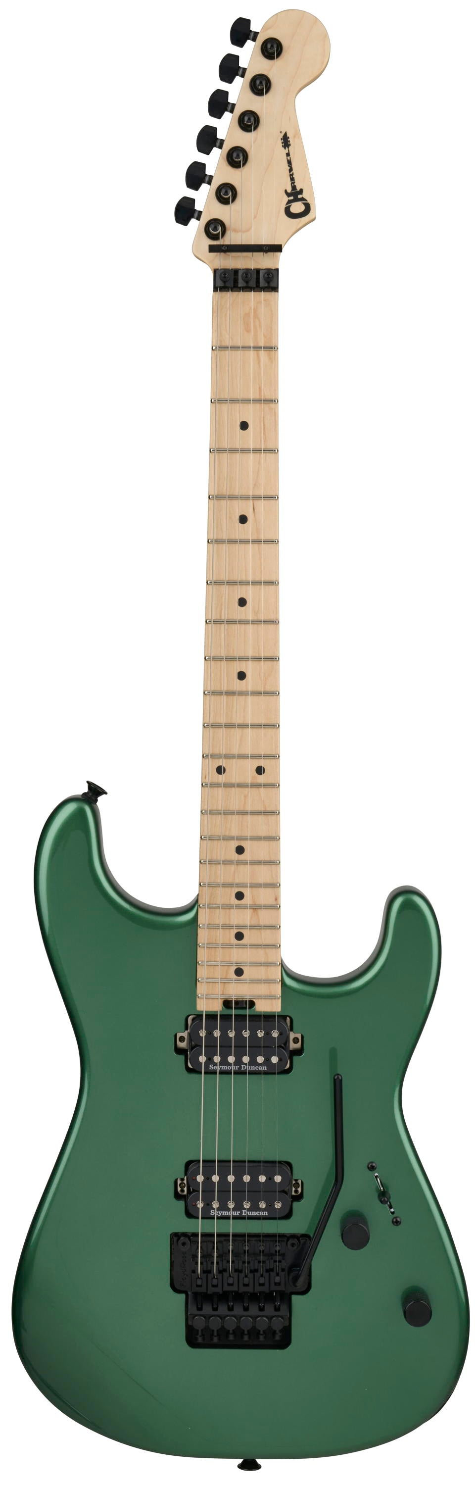 CHARVEL PRO MOD SD1 SRS HH FR MPL PELHAM GREEN