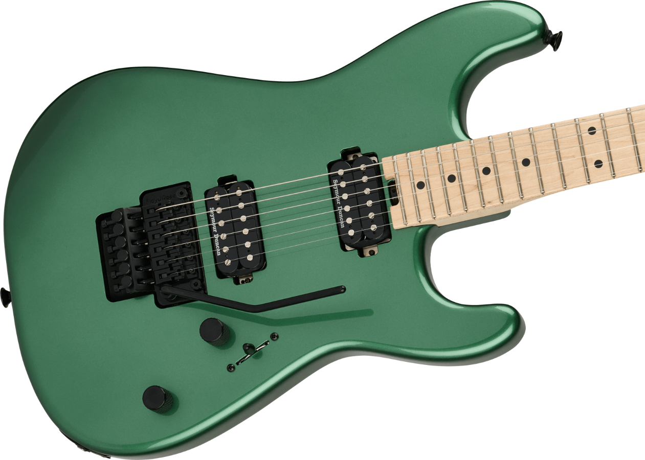 CHARVEL PRO MOD SD1 SRS HH FR MPL PELHAM GREEN