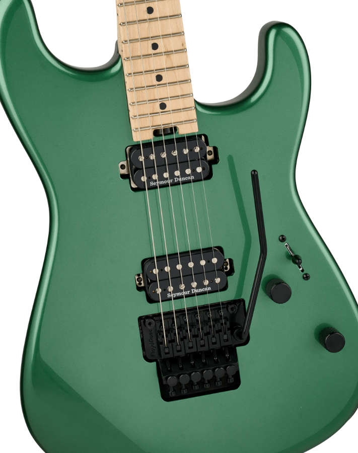 CHARVEL PRO MOD SD1 SRS HH FR MPL PELHAM GREEN