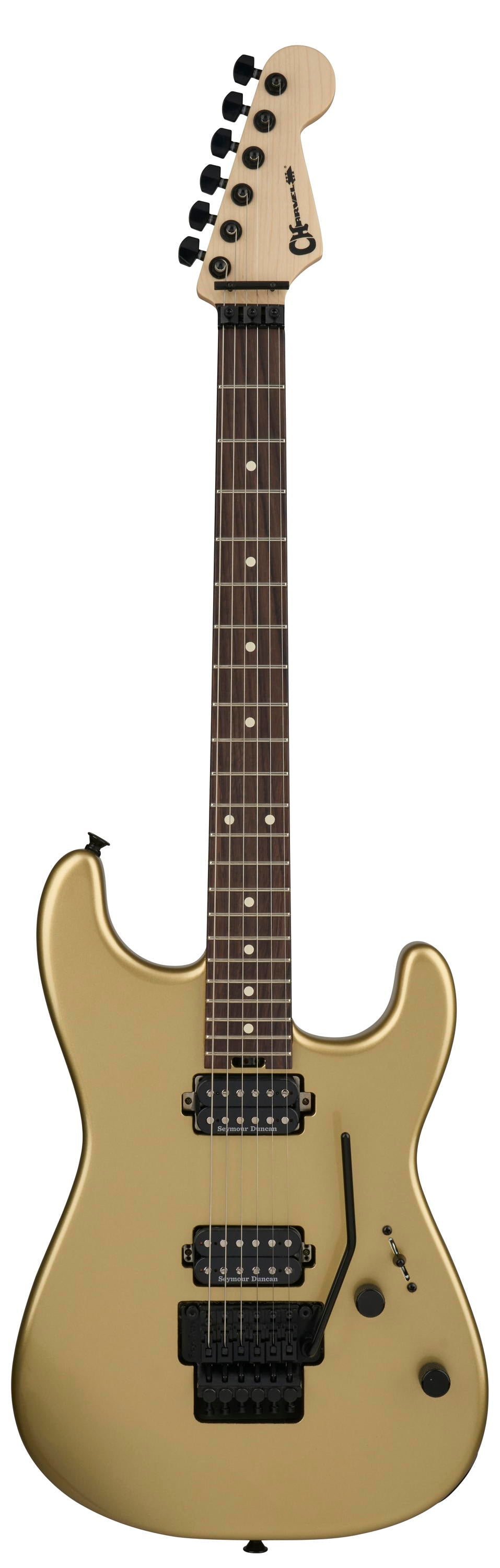 CHARVEL PRO MOD SD1 SRS HH FR RW PHARAOHS GOLD