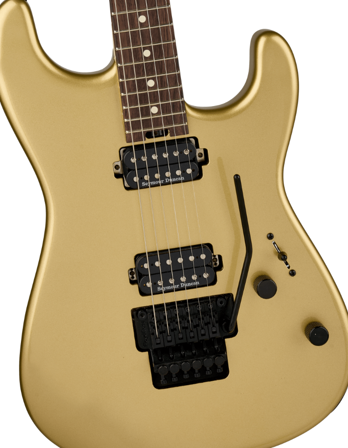 CHARVEL PRO MOD SD1 SRS HH FR RW PHARAOHS GOLD