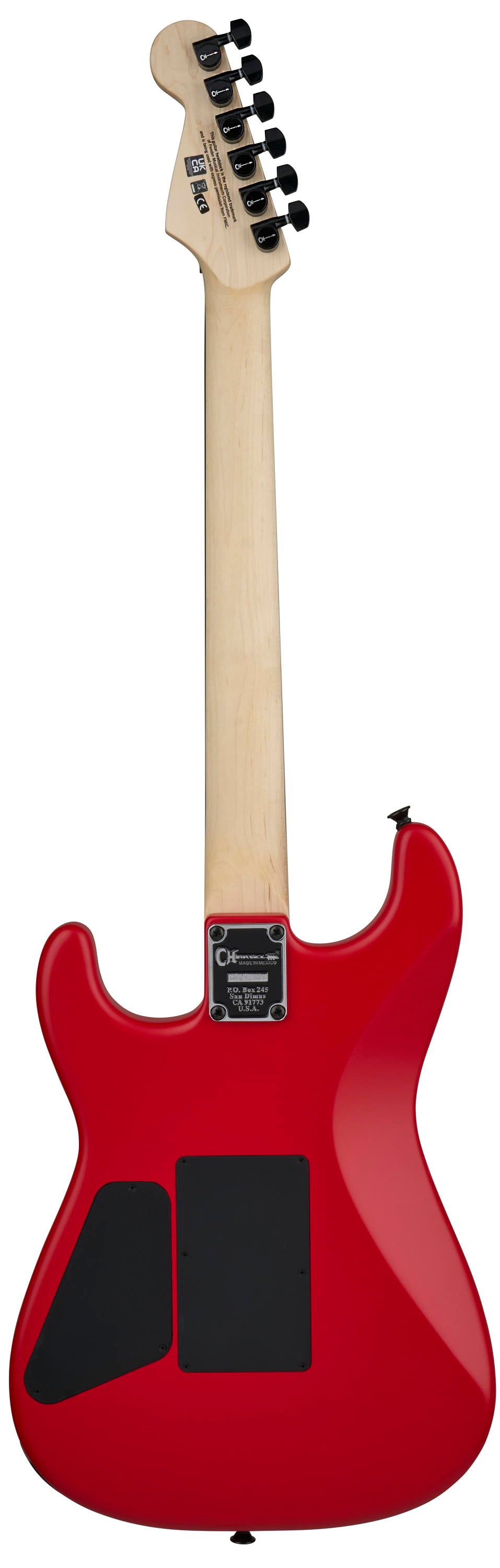 CHARVEL PRO MOD SD1 SRS HH FR RW SATIN FERRARI RED