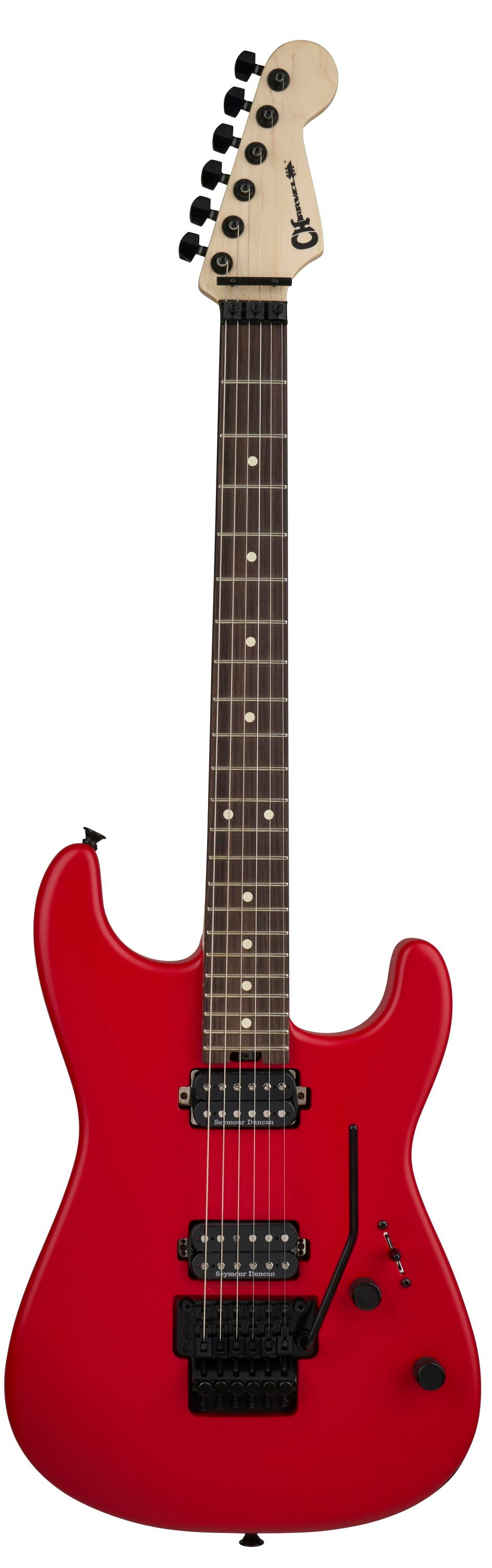 CHARVEL PRO MOD SD1 SRS HH FR RW SATIN FERRARI RED