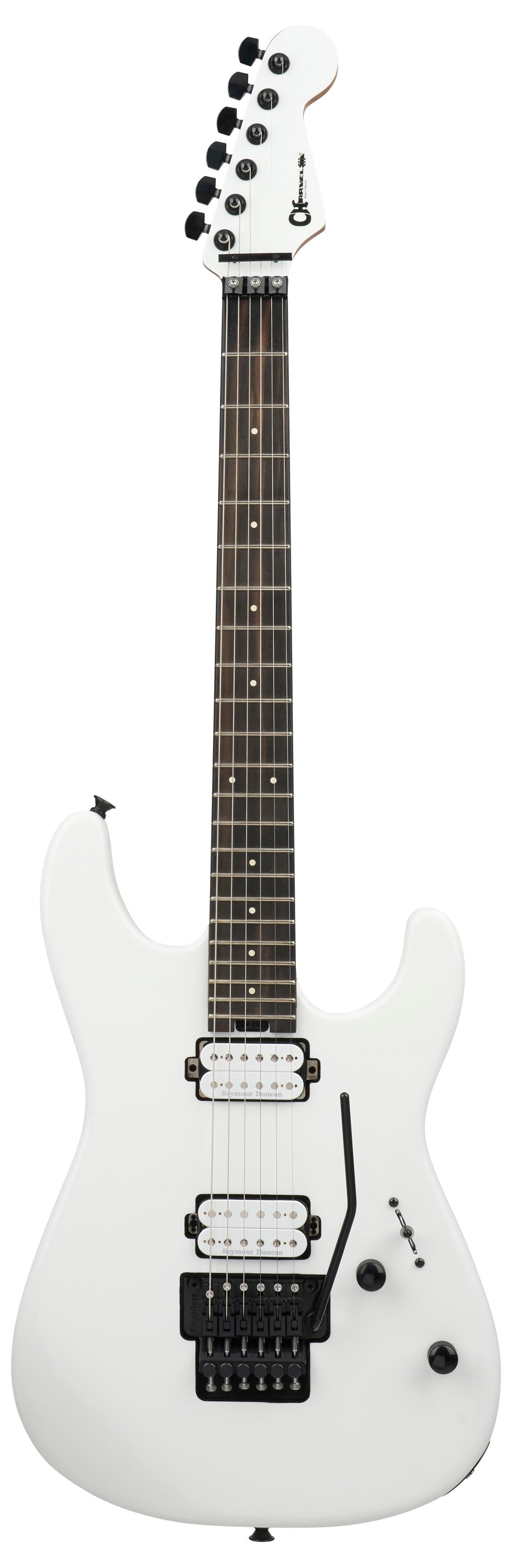 CHARVEL PRO MOD PLUS SD1 SRS HH FR EB SNOW WHITE