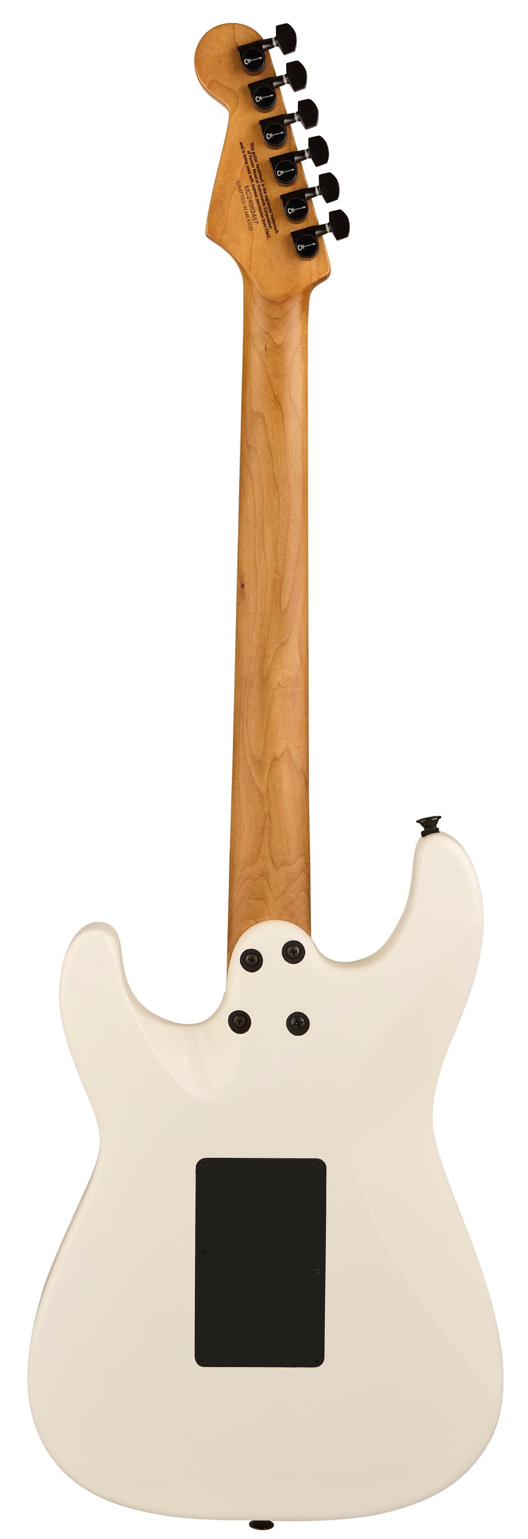 CHARVEL PM PLUS SRS SC1 HH FR EB - SN WHT BLK AL