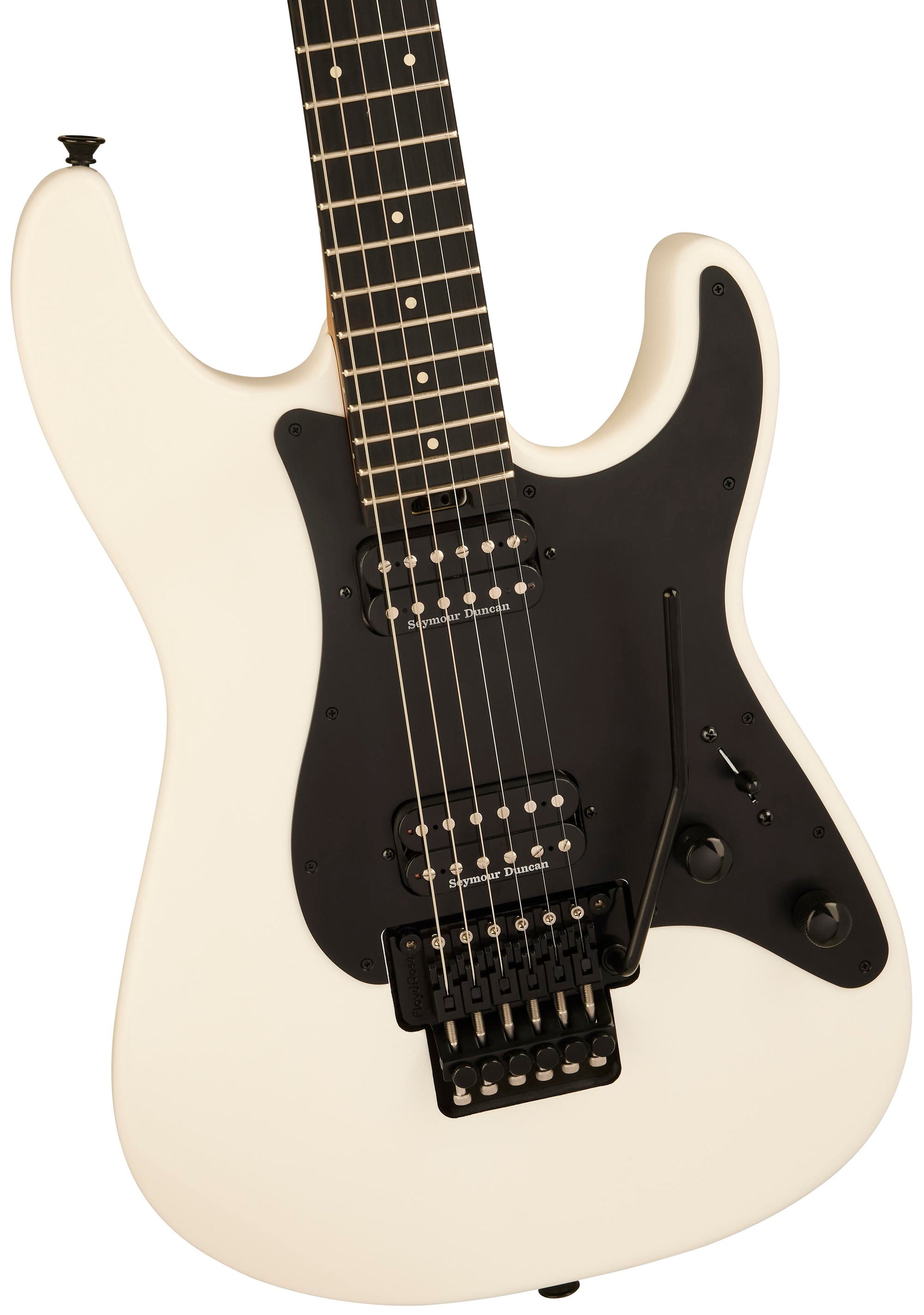 CHARVEL PM PLUS SRS SC1 HH FR EB - SN WHT BLK AL