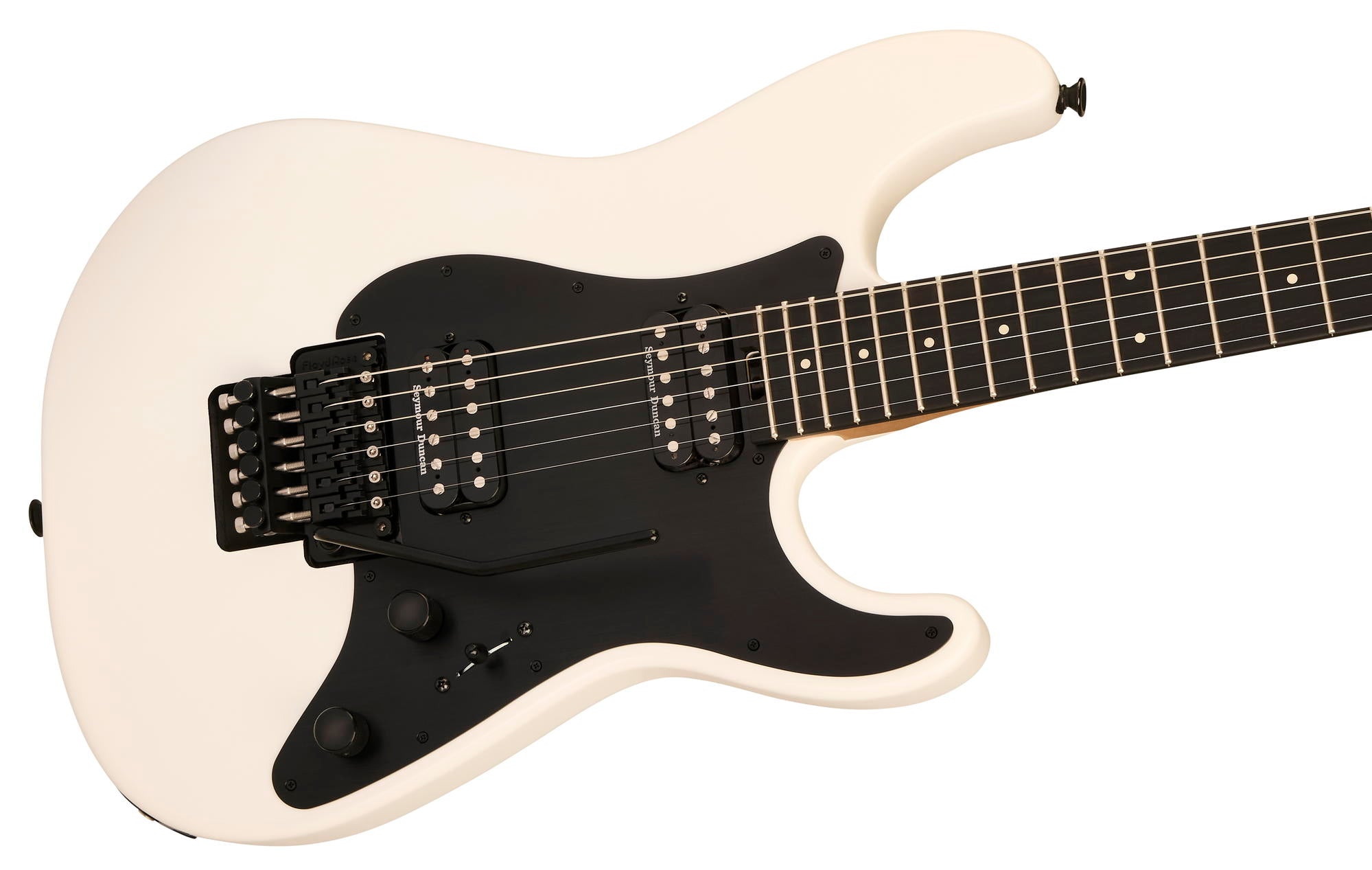 CHARVEL PM PLUS SRS SC1 HH FR EB - SN WHT BLK AL