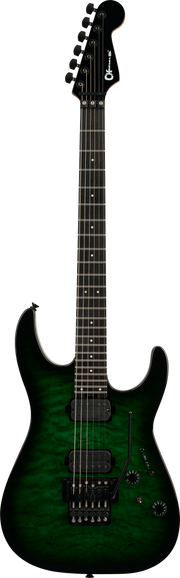 CHARVEL Pro-Mod Plus Dinky® DK24 HH FR QM EB GREEN
