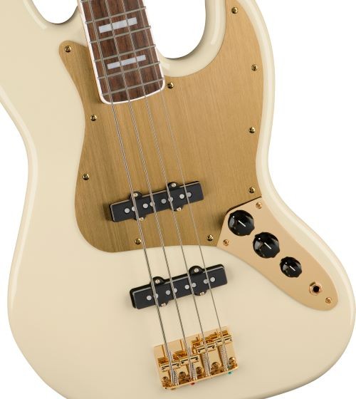 SQUIER 40 ANIVERSARIO JAZZ BASS GOLD OW IL