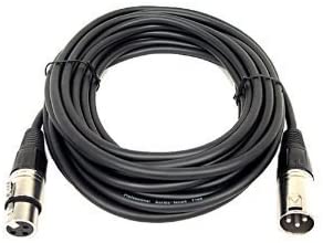 Yellow Cable XLR-m a XLR-h 20m.