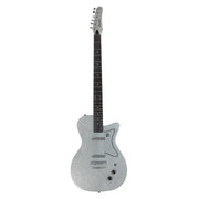 DANELECTRO BARITONE DOLPHIN SILVER METALFLAKE