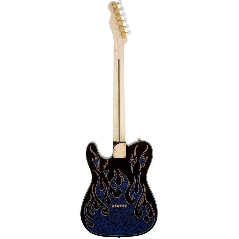 FENDER JAMES BURTON TELE BLUE PAISLEY FLAMES MP