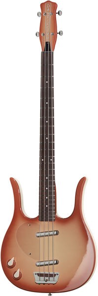 DANELECTRO LONGHORN BASS LEFTY COPPER BURST ZURDO