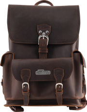 JACKSON JACKSON LIMITED EDITION LEATHER BACKPACK BROWN