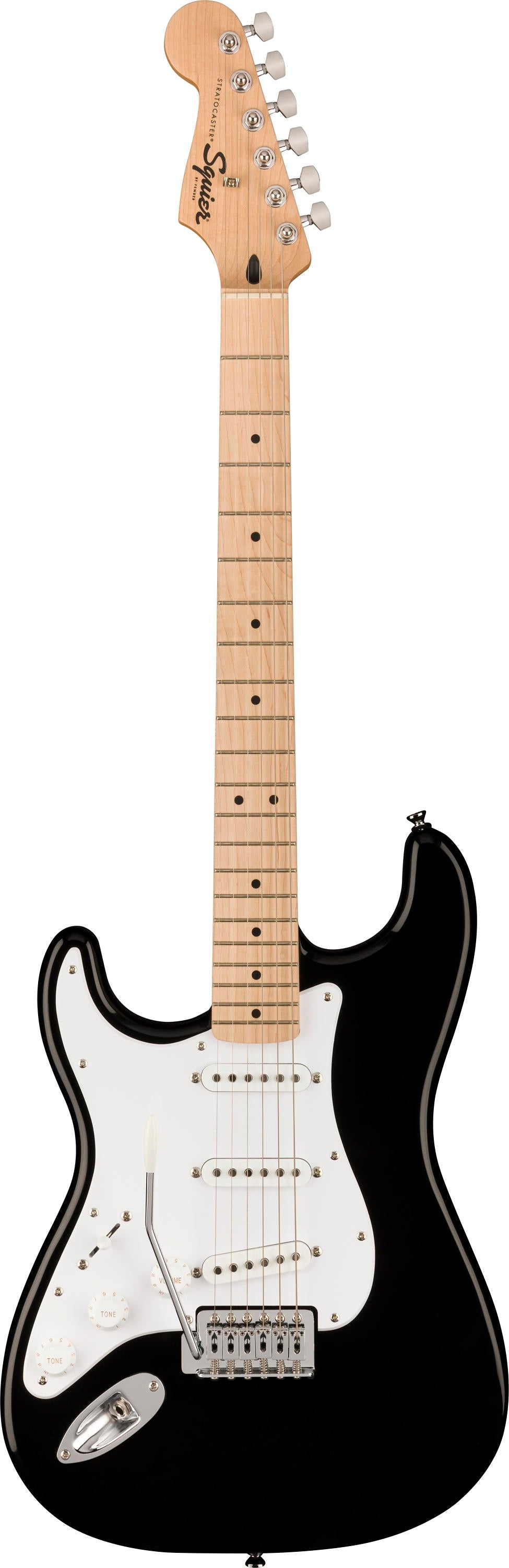 SQUIER SONIC STRATOCASTER ZURDO MN BLACK