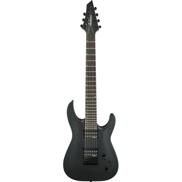 JACKSON JS DINKY ARCH TOP JS22-7 DKA HT S BLACK 7 CUERDAS