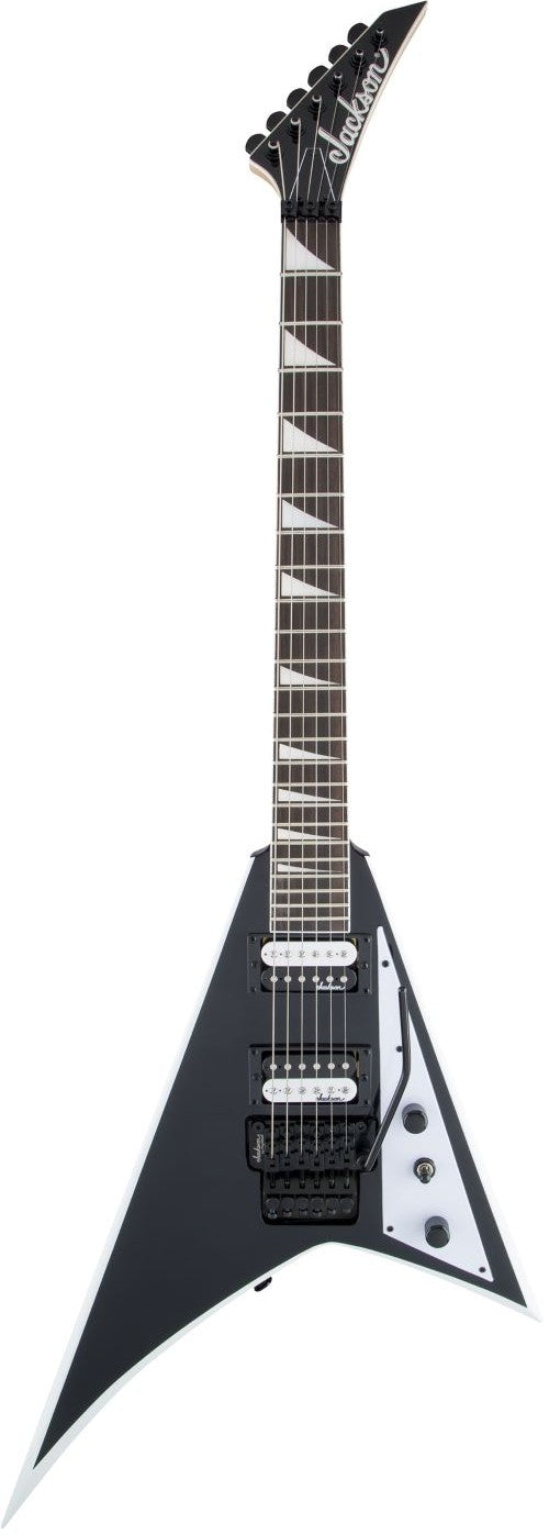 JACKSON JS RHOADS JS32 BLACK WITH WHITE BEVELS