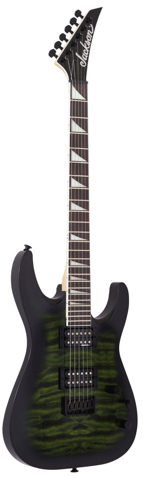 JACKSON JS DINKY ARCH TOP JS32Q DKA HT TRANS GREEN BURST